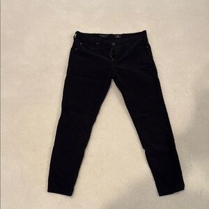 AG The Legging Black Corduroy Pants Size 31 fit like a 29 altered, excellent